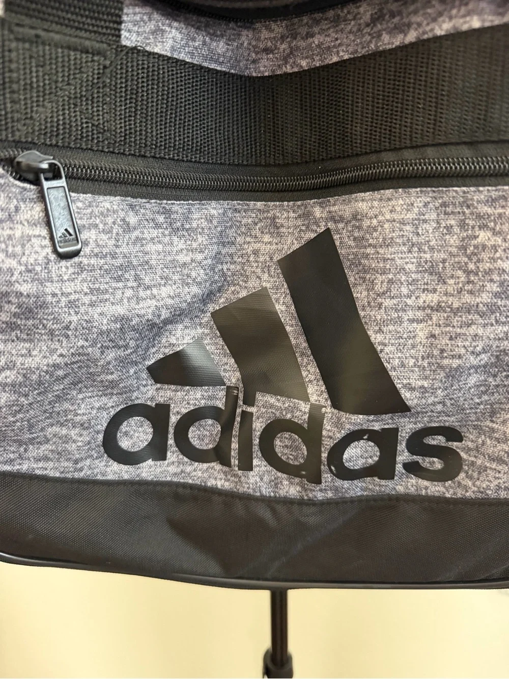 adidas Gray and Black Men’s Duffel Bag